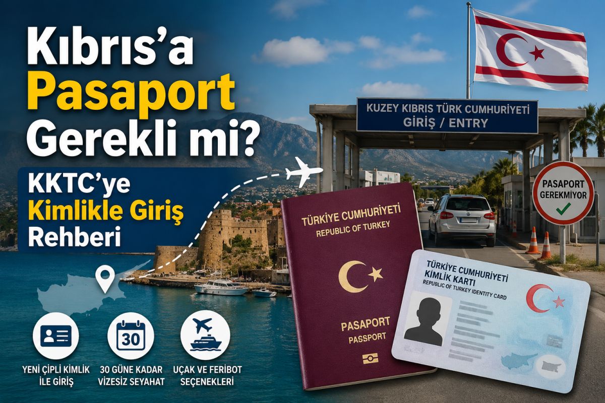 Kıbrıs’a Gitmek İçin Pasaport Gerekli mi? KKTC’ye Kimlikle Giriş Rehberi